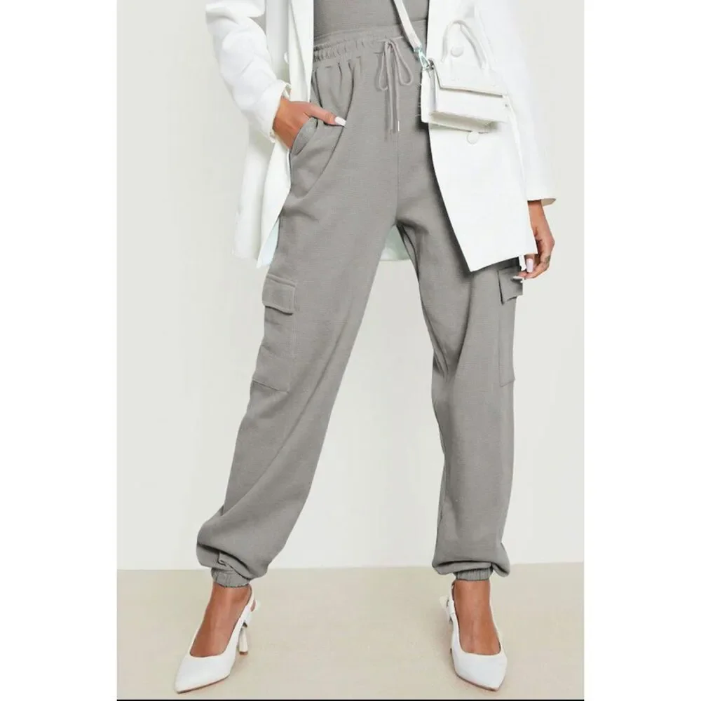 Drawstring Joggers with Pockets - Picture 8 of 15